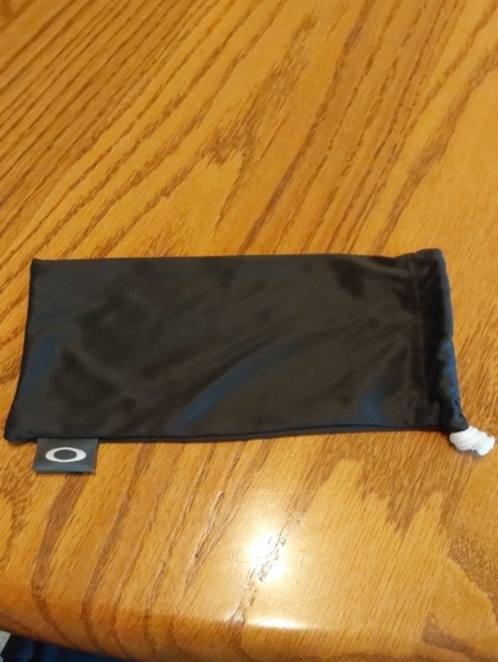 Oakley Black Microfiber Drawstring Sunglass Pouch